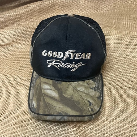 GoodYear Racing Adjustable Camo Hat - Picture 1 of 4